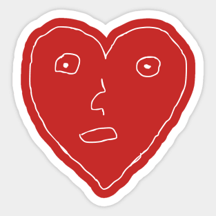 Heart shape Sticker